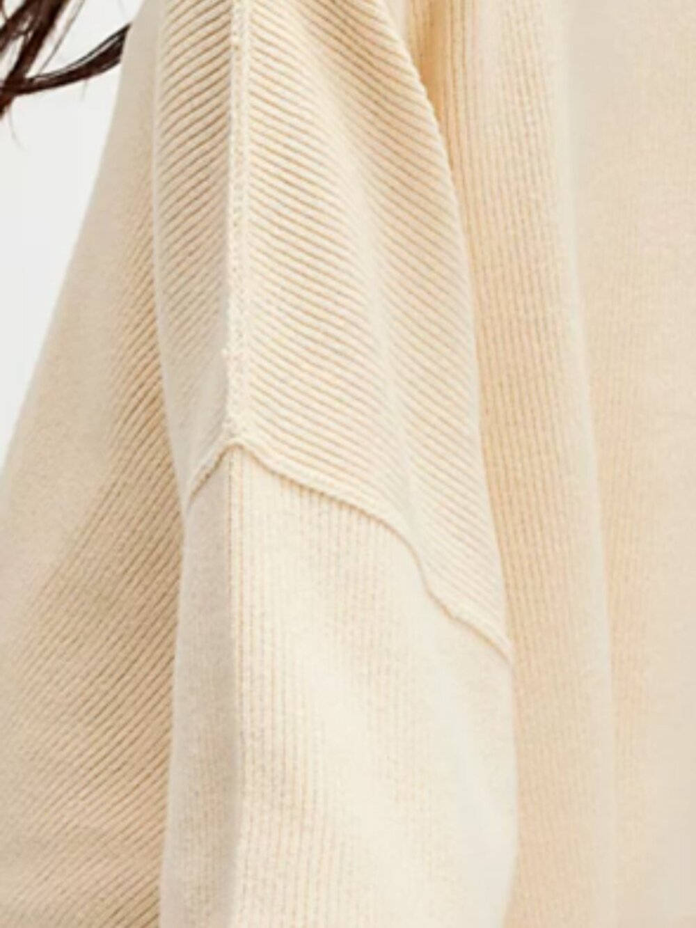 NWT Free People Creme Easy Street Tunic Sweater - Picture 13 of 14